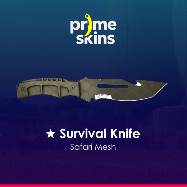03/11 ★ Survival Knife | Safari Mesh